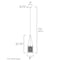 Maxim Lighting Boundry 1-Lght 9" Wide Black / Barn Wood / Antique Brass Pendant Lght 27563BKBWAB - alternate 2